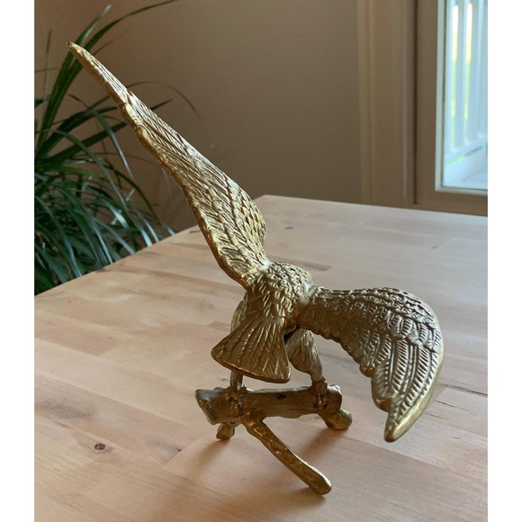 Vintage 1970s Brass Eagle - Picture 4 of 4